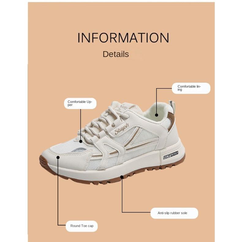 Daddy Sports Shoes Women Fashion All Lightweight Comfortable Little White Shoes Fashion Forrest Gump Casual Single Shoes