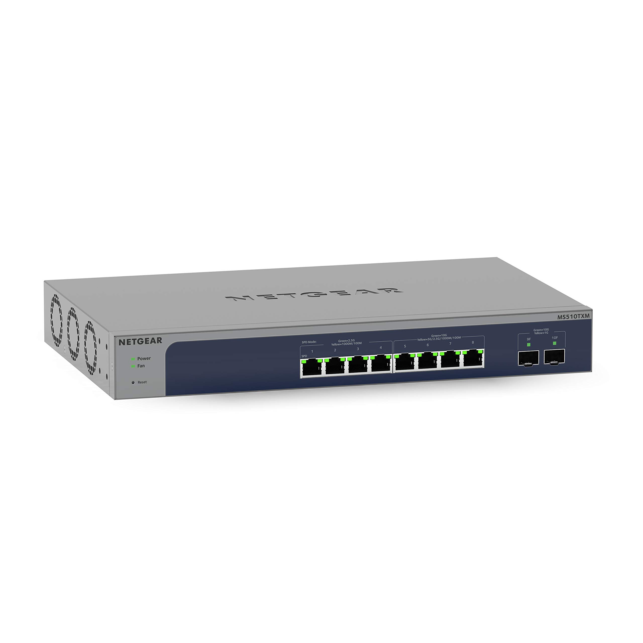 

NETGEAR Switching Hub 10 Ports x4 Metal Housing Limited Lifetime Hardware Warranty Cloud Management Smart Switch [Genuine Product] 10G/5G/2.5G/1Gx4, чорний