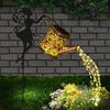 Fairy Solar Watering Can with Lights Solar Outdoor Garden Decor Waterproof Hanging Lantern Landscape Lights