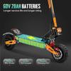 Z36 eScooters 5600W Dual Motor 60V28AH With Turn Signal Electric Scooter Hydraulic Brake 11'' Off-road Tubeless Tire E-Scooter