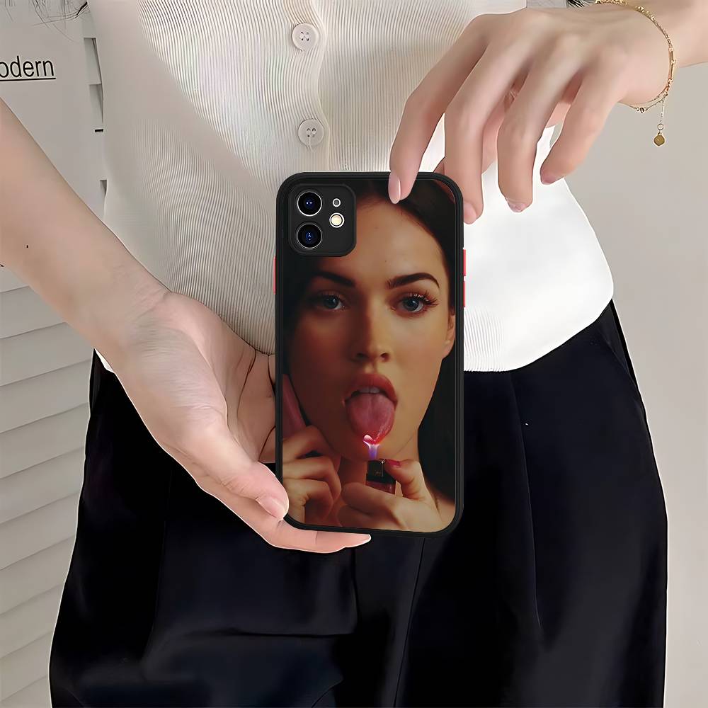 Jennifers B-Body Megan Fox Mattes Schutzcase Für IPhone 16 15 14 13 12 11 Pro Max X XS MAX Schutzhülle