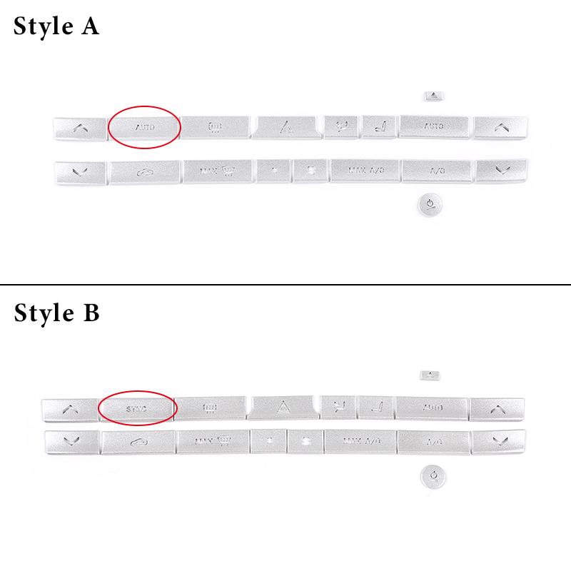 For Jaguar XE XEL XF XFL F-PACE 2015-2020 Car Central Control Air Conditioner Button Cover Trim Sticker Car Interior Accessorie