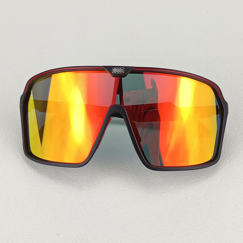 New UV Resistant Men's and Women's Large Frame Sunglasses Colorful Goggles Outdoor Cycling Goggles