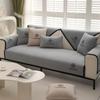 Panda Embroidered Sofa Cushion Chenier Four-Season Universal Non-Slip Sofa Cover, High-Grade Seat Cushion Leather Sofa Back Towel