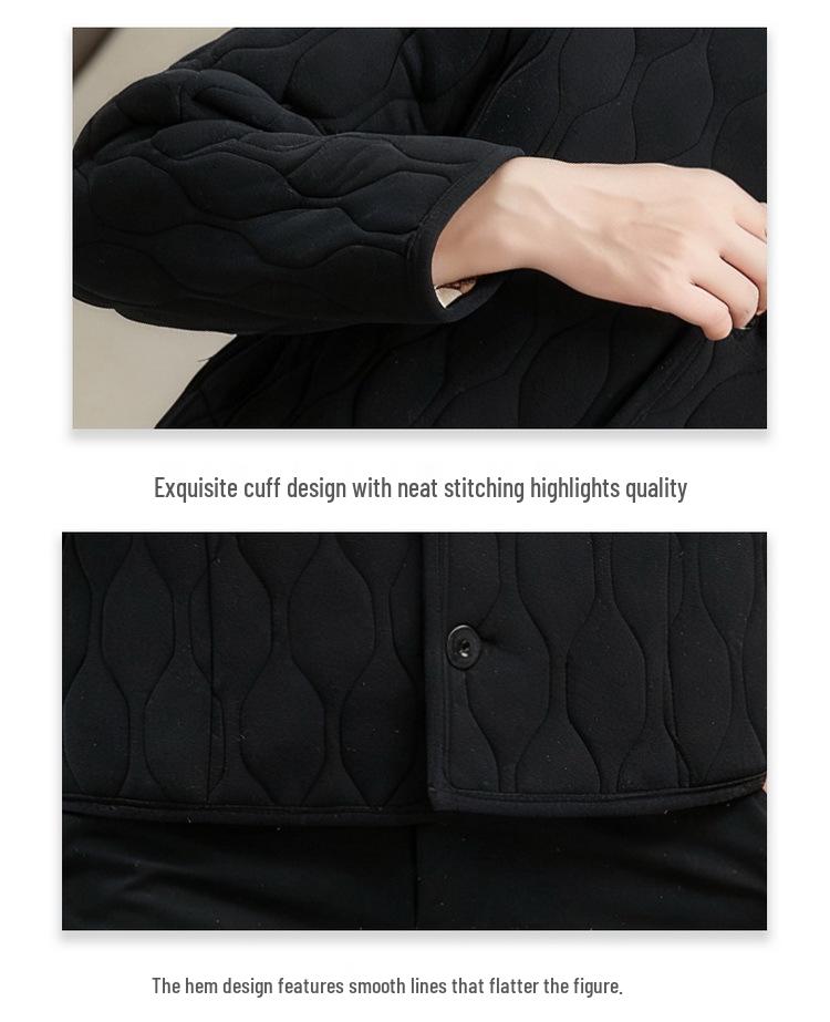 Men's Winter Cotton-Padded Jacket for Dad & Grandpa - Warm, Velvet-Lined Outerwear for Seniors