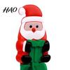 Indoor Outdoor Hanging Ornaments 12PCS Christmas Garland Hangers, Santa Shape Self Adhesive Hooks, Dormitory Party Decorations Wall Mounted Decorative