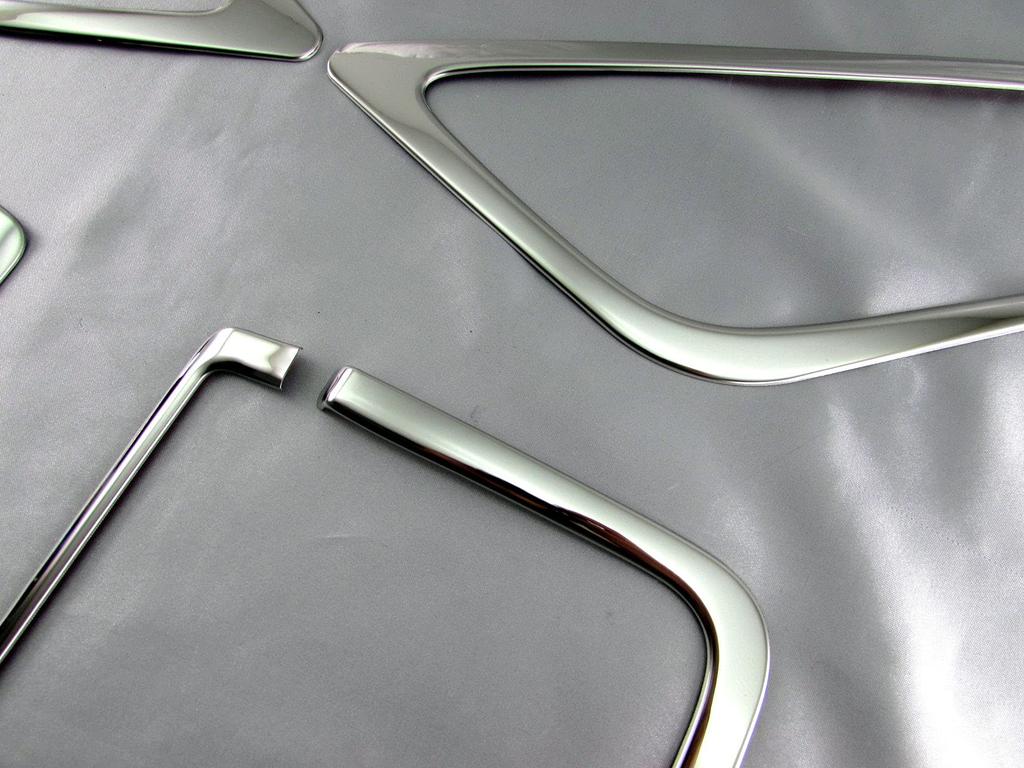 BRIGHTZ Mirror Stainless Steel Inner Door Handle Set for Solio Bandit and Size 37 Ultra-High Covers, Plated, 6-Piece [INS-DHC-132] MA37S, MA47S,