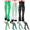 Day Patricks St Thigh High Stocking Over Knee Sock Long Striped Shamrock Women