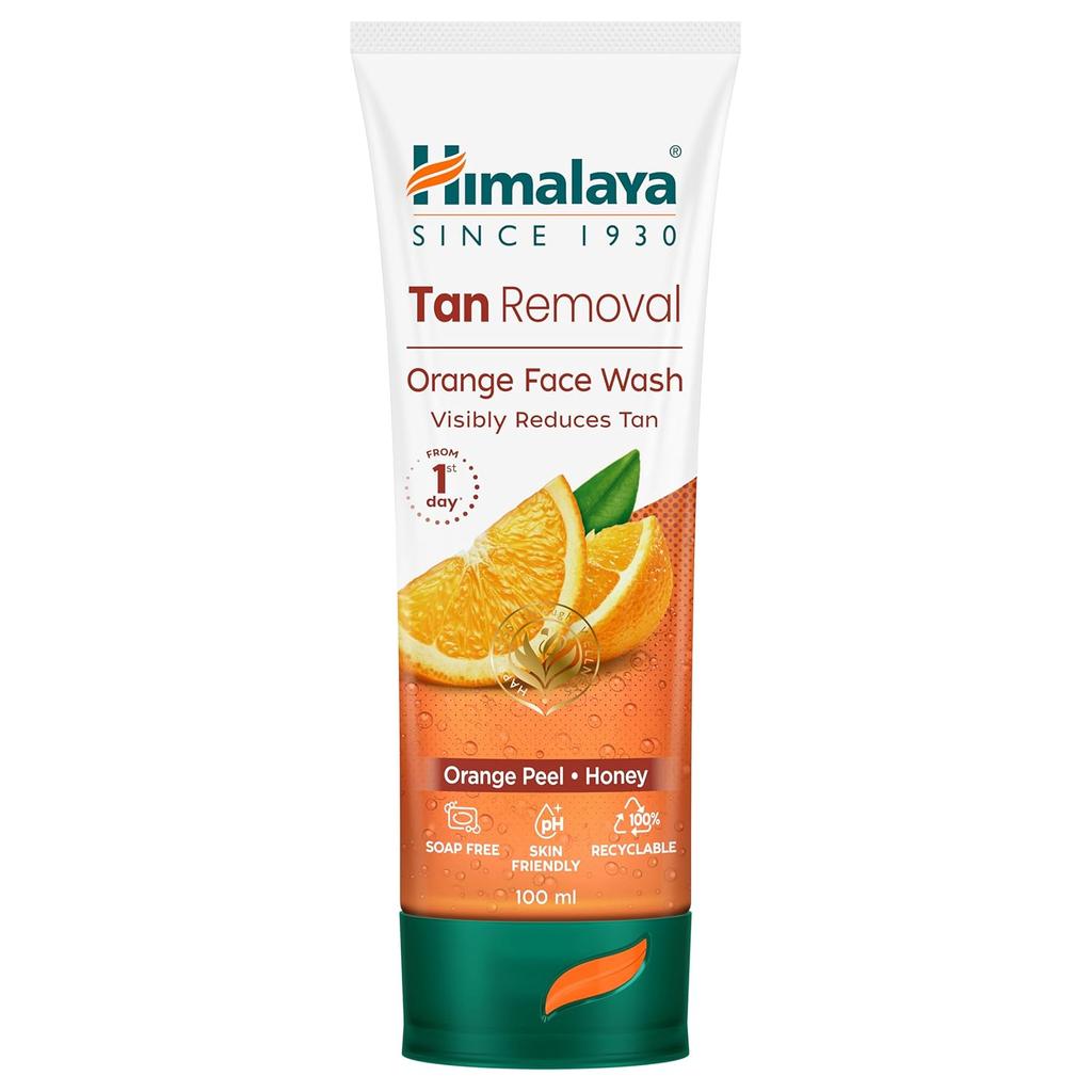 Himalaya Tan Removal Orange Face Wash 100ml Pack Of 1 Deep Cleanser Moisturizing Skin Care