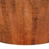 Vidaxl Coffee Table, Ø 52X30 Cm, Raw Solid Mango Wood