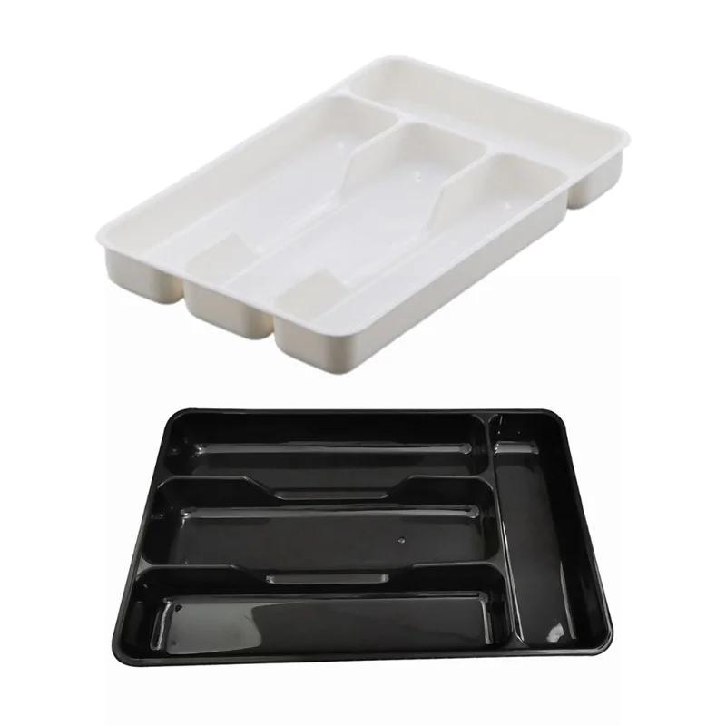 Nuevo Organizador de Cubiertos para Cajón de Cocina Tenedor Cuchara Vajilla Utensilio Almacenamiento de Cubiertos Palillos Almacenamiento de Cuchillo y Tenedor