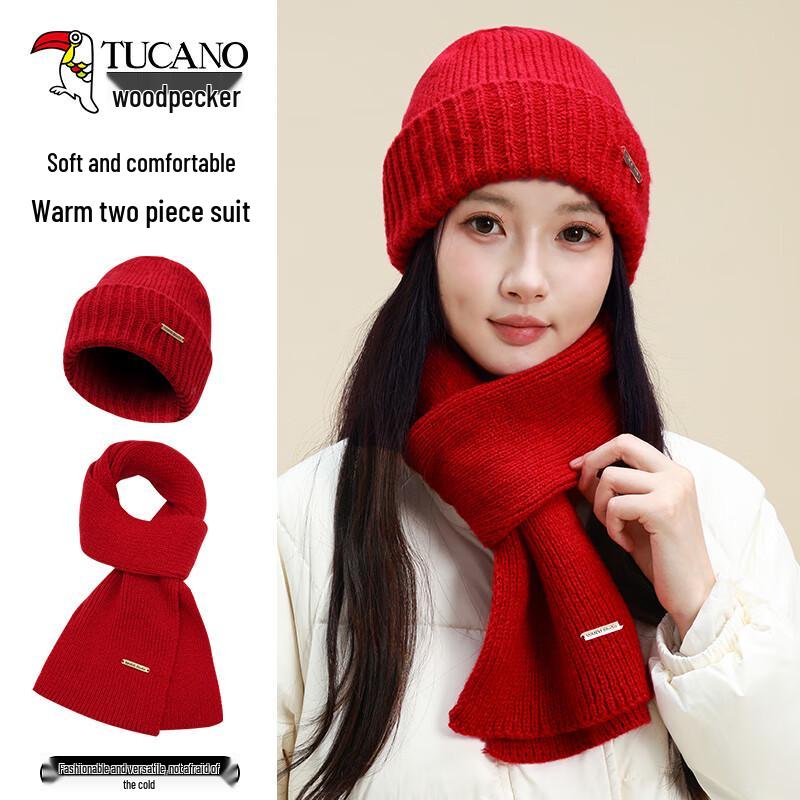 

Женский вязаный комплект шапка и шарф One Size