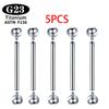Implantatgrad Titan ASTM F136 Innengewinde Gerade Barbells Zungenring Ohrringe Piercing Schmuck Stange 2/5/50 Stück/Los