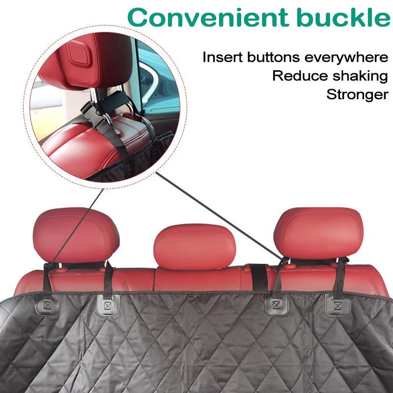 Pet Car Seat Cover for Back Seat Waterproof Anti Scratch Durable Material Suitable for Most Vehicles
