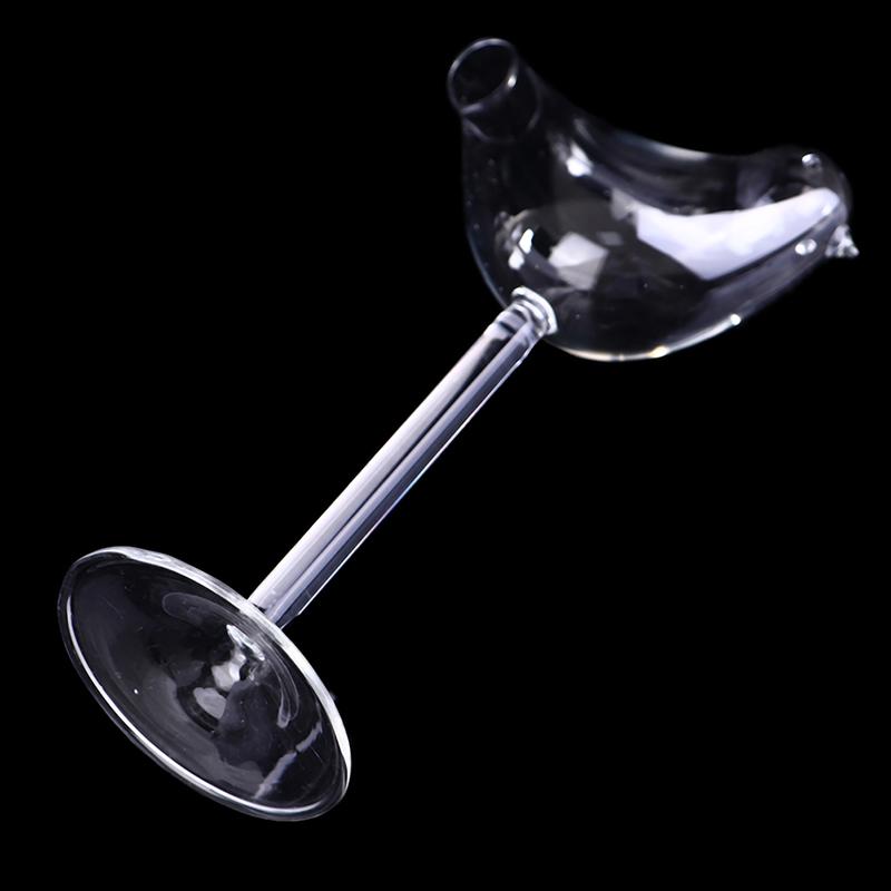 Transparent Bird-Shaped Cocktail Glasseshigh Shed Wine Glass Drinking Cup