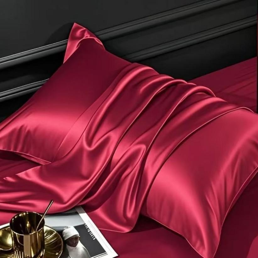 Miękkie Satynowe Poszewki na Poduszki Oddychające, Gładkie Poliestrowe Poszewki do Snu