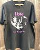 New Hole Shirt, Hole Band Charcoal Cotton T-shirt Unisex Gift For Fans