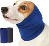 Dog Ear Muffs Calming Hoodie Blue L Noise Protection Vest for Dogs Thunder Anxiety Relief