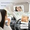 Car Sun Visor Clip‑on Makeup Mirror Rechargeable LED 3‑Color Fill Light Touch Sensitive Control HD Vanity Mirror Portable Auto Interior Mirrors6