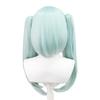 Anime Cosplay Wig Cyberpunk Edgerunners Rebecca Cosplay Wig Double Ponytails Cyan-blue Wig Cosplay Heat Resistant Synthetic Wigs
