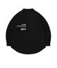 OHY Curve Line Shirt-Black