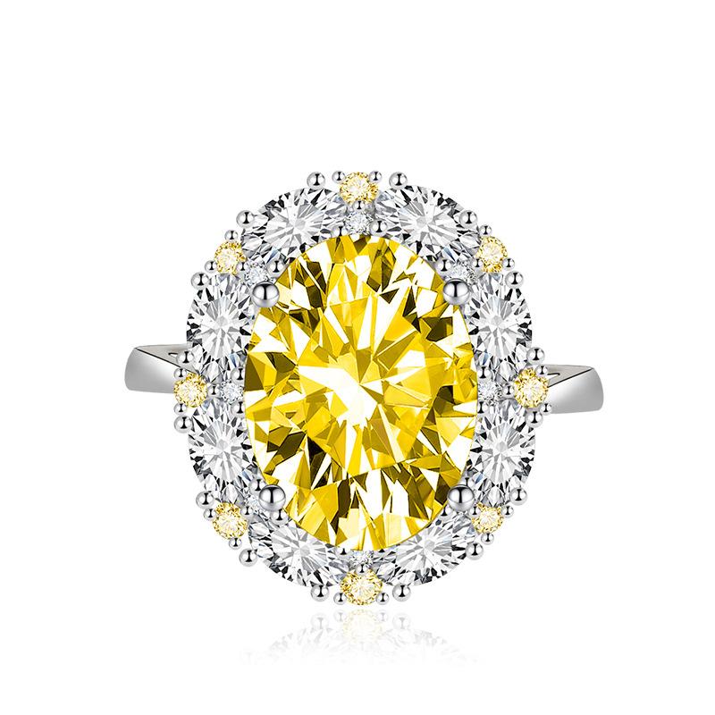 Sace Gems Vintage Luxus Zirkon Ring Damen Schmuck Hochzeit Versprechen Party Geschenk