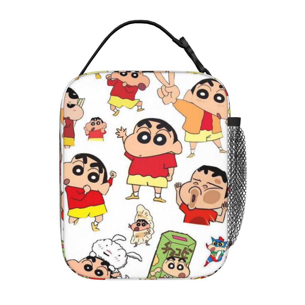 Back to school season Crayon Shin-chan Meal Bag Naughty Shin Boy (75) Washable Cool Daily Food Organizer Lunch Bag