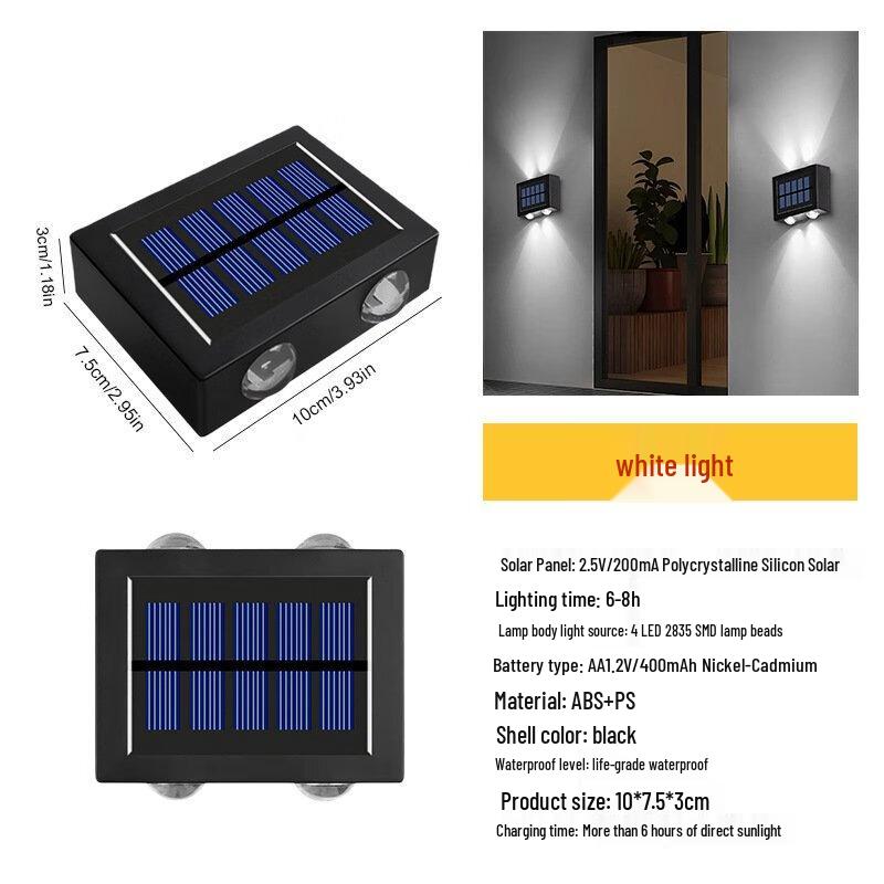XuanYong Solar Outdoor Up-Down Wall Light