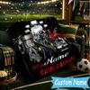 1PC Custom Name Skibidi Future Adventure Throws Blanket Flannel Blankets for Couch Bed Gifts for Men Women Travel Picnic Christmas Fan Gifts