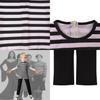 Tuta Bambini Famiglia Addams Mercoledì Pugsley Addams Cosplay Tema Natale Halloween