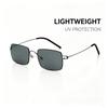 Fashion Small Square Sunglasses for Women and Men Metal Frame Shades Vintage Trendy Driving Sun Glasses Outdoor Travel Eyewear