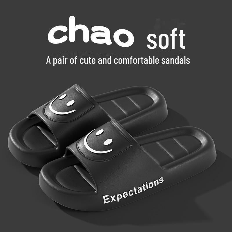 Women's Non-Slip Deodorant Summer Slippers - Soft Indoor Sandals for Couples