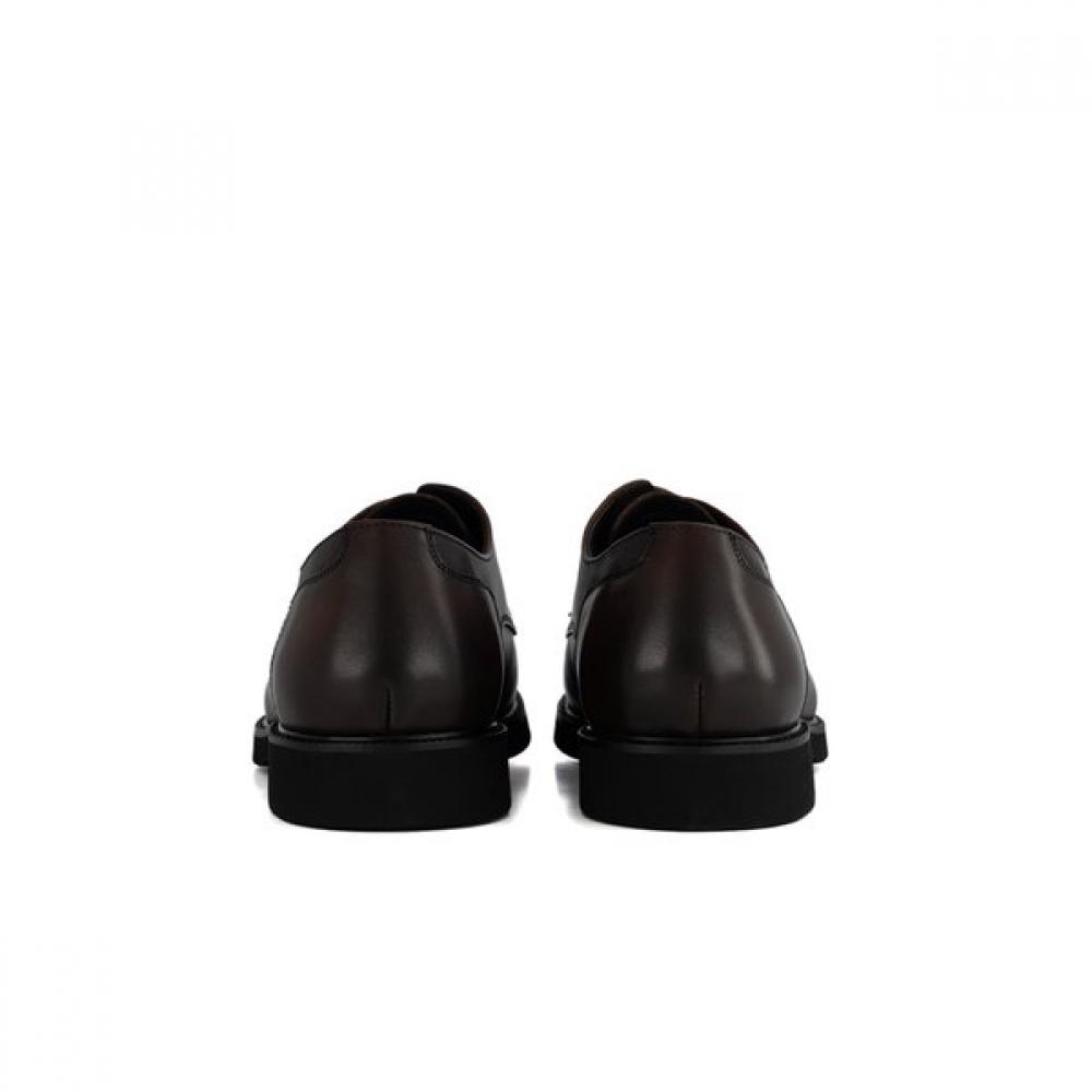 Daks Men Plain Comfort Derby Shoes Dark Brown Drx607kh22