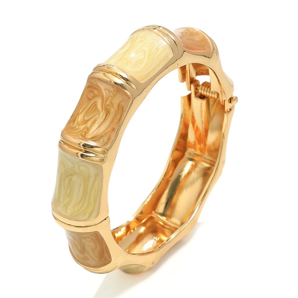 Bohemian alloy bracelet personality enamel color drip oil bracelet vacation style personality seaside first