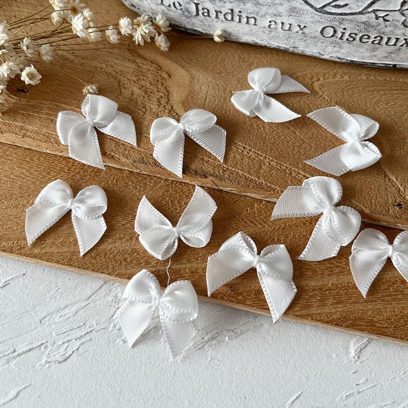2.5cm Wide Handmade Ribbon Bow Knot for DIY Clothing & Hair Accessories, Card Holders, and Decorations