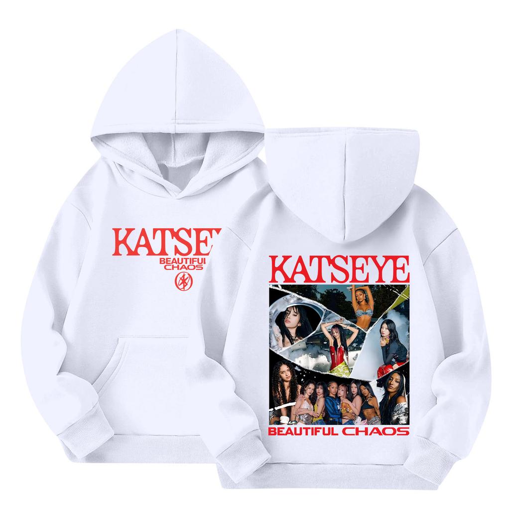 Children's Hooded Gradient Printed Long Sleeved Sweatshirt Loose Women's Sweatshirt  Sweatshirt