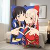 Аниме L-Lycoris Recoils Плед Короткий Плюшевый Плед Мягкий Безопасный для Кожи Многоцелевой Домашний Офис