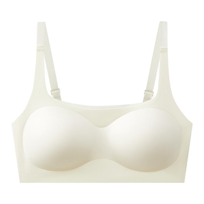 Special white t opaque seamless underwear women's small breasts gather and close secondary breasts, anti-sagging soft support, no steel ring bra