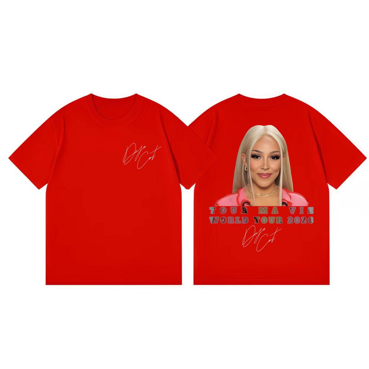 Doja Cat Ma Vie World Tour 2026 Graphic T Shirts Fashion Y2k Aesthetic Short Sleeve Tshirts Unisex Women Casual Oversized Tshirt 4XL