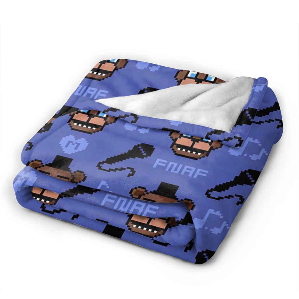 FNAF At Freddys Plush Blanket Kids Flannel Throw Blanket For Home Decor Super Soft Design Quality Bedspread Birthday Gift