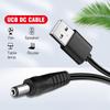 Cable Male To USB Adapter Cable Power Charger Cable Connector Cable USB to DC 3.5mm 5.5*2.1mm