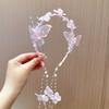 Handcrafted Embroidery Princess Flower Crown Kids Floral Hair Hoop  Flower Girl Accessory