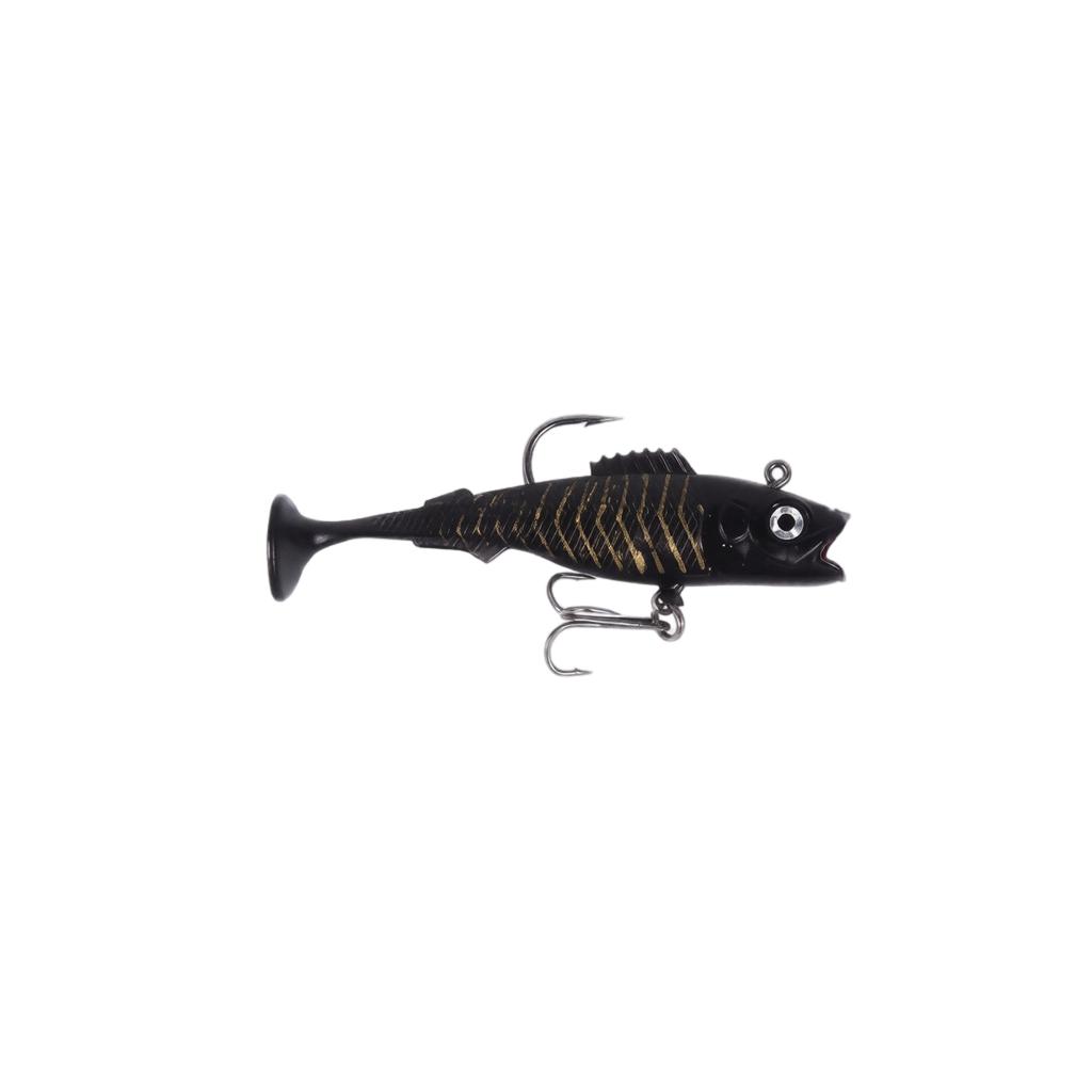 Soft Fishing Lure 9cm 14g Swimbait with Paddle Tail Realistic Fish Shape for Freshwater Saltwater Fishing Tackle