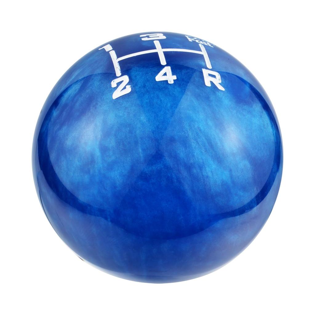 Abfer 5 Speed Car Shift Knob Billiard Ball Shifter Stick Handle Head Fit Most Auto Manual Car Truck, Blue