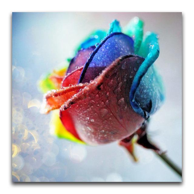 5D DIY Diamond Flower Arrangement Flower Vase Cross Stitch Diamond Embroidery