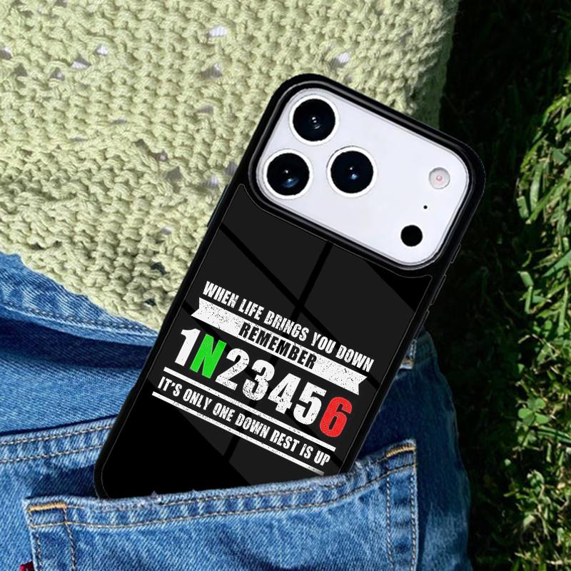 1N23456 Motorcycle Phone Case Cover for IPhone 11 12 13 14 15 16e 17 Pro Max Coque for IPhone 17 Air