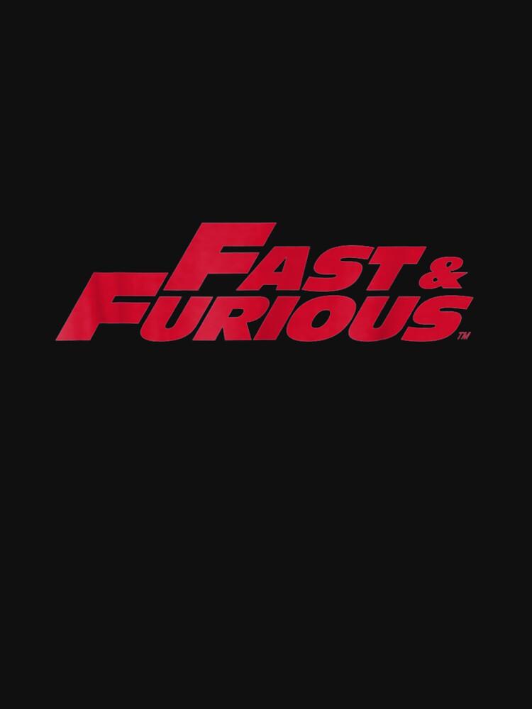 Fast & Furious Fast Furious Classic Red Logo Essential T-Shirt