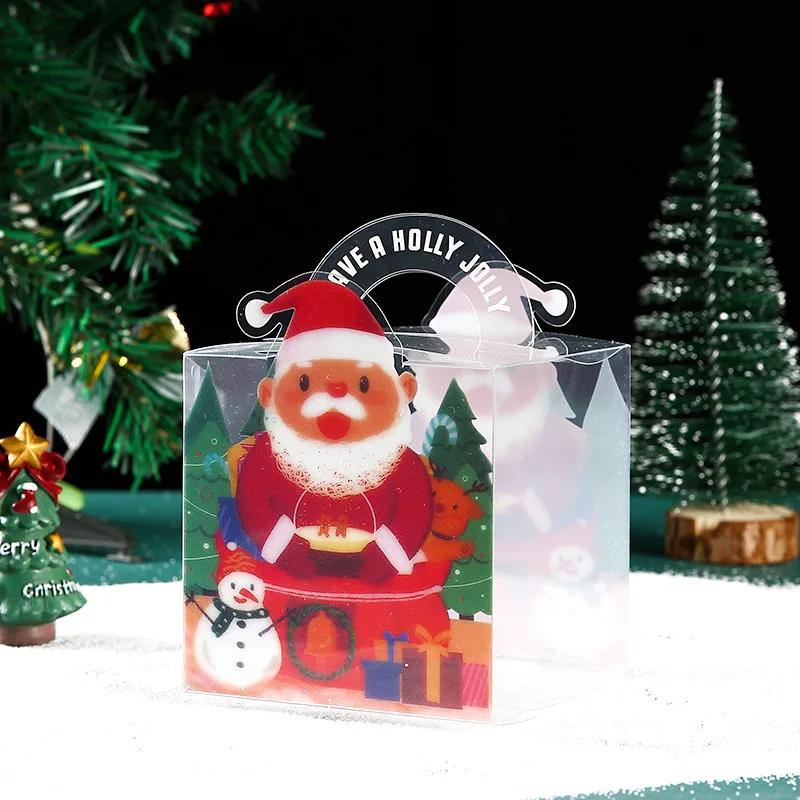 Christmas Gift Packing Box Apples Candy Chocolate Case Christmas Eve Mousse Cake Dessert Boxs Home Decoration Festival Supplies other