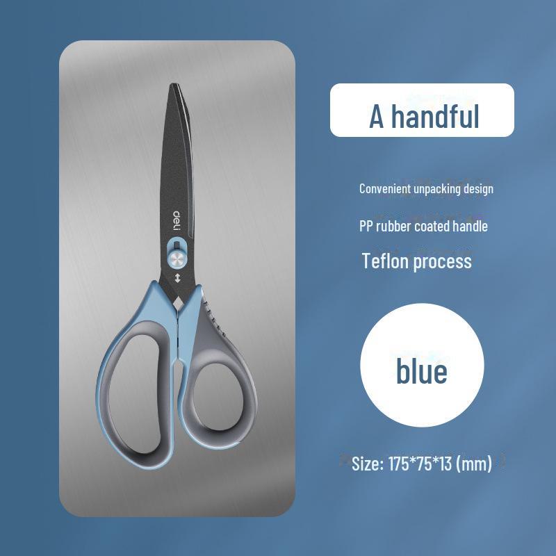 Teflon Non-Stick Alloy Stainless Steel Scissors for Tape & Paper Cutting - Handmade Office Stationery Knife