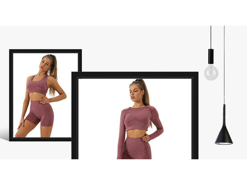 Women's Seamless Short-Sleeve Yoga Suit - Moisture-Wicking, Quick-Dry Fitness T-shirt